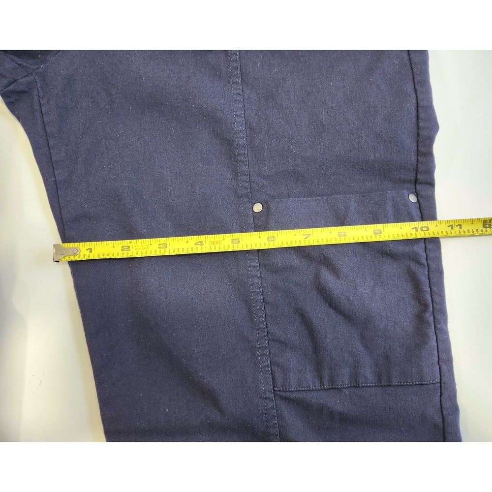 Elliott Lauren Spring 26 Control Stretch Cargo Pants Navy Blue Women Size 16 - Picture 6 of 9